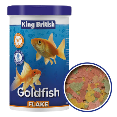 King British Natural Goldfish Flake (with IHB) 200g